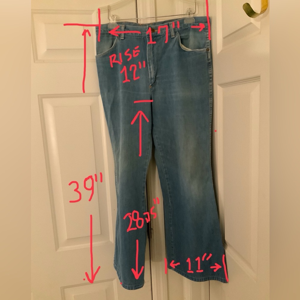 VINTAGE & GROOVY looking jeans. Wrapid Transit by Wrangler. - Picture 4 of 11